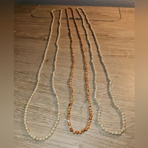 Three Beaded Necklaces